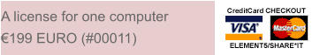 A license for one computer 199 EURO (#00011)